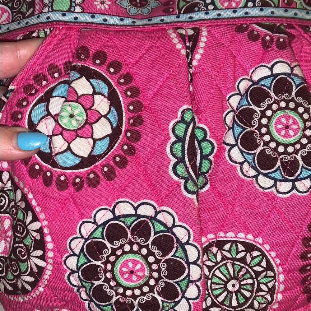 Vera Bradley rare floral shoulder/tote bag - Picture 3 of 11